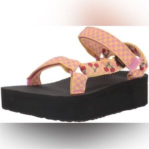 Teva Cherry Platform Sandals Women’s Size 8